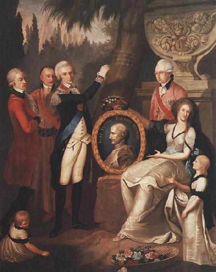 Franciszek Smuglewicz Portrait of the Prozor Family, oil painting image